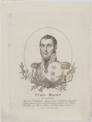 Bildnis des Nikolaj G. Repnin-Volkonskij
