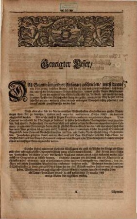 Herrn Johann Christoph Sturms, Weyland der Mathematischen- und Natur-Wissenschafften Hochverdienten Professoris Publici zu Altorff, Kurtzgefasste Mathesis Oder Erste Anleitung zu Mathematischen Wissenschafften : in Tabellen verfasset, Deren folgende sind: Der allgemeinen Mathematick I, Der Rechen-Kunst IV, Der Algebrä III, Der Meß-Kunst, d.i. der Geometrie samt der Trigonometrie V, Der Optick III, Der Kriegs-Bau-Kunst VI, Der bürgerlichen Bau-Kunst VIII, Der Himmel- und Erde-Beschreibung IV, Der Chronologie III, Der Horographie I, Der Mechanick I, Der Chiromantie I
