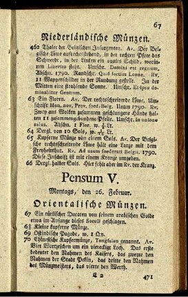Pensum V.