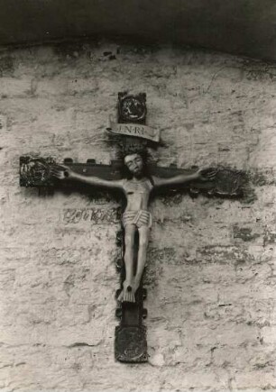 Kruzifix : Kruzifix (wohl 2. H. 14. Jh.) Wittenburg, Stadtkirche St. Bartholomäus