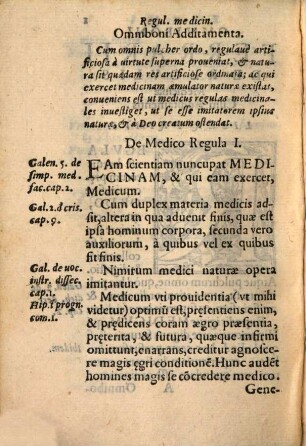 De regulis medicinae : libri tres