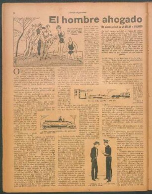 El hombre ahogado : Un cuento policial de Johnson y Palmer