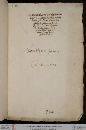 Teil III: Jonas Freudenberg, Margaritha Philosophorum
