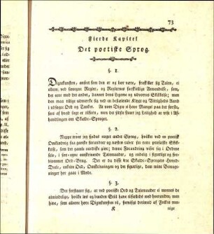 Fierde Kapitel. Det poetiske Sprog.
