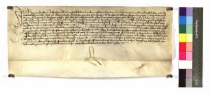 Jörg von Eltershofen zu Eltershofen bekundet: Er verkaufte um 29 Gulden rheinisch an die Heiligenpfleger zu Eltershofen Kunz Leidig und Heinz Friedrich zu Eltershofen eine Gült von 1 Gulden rheinisch aus einem Gut zu Eckartshausen (Öckerßhusen), Erbinhaber: Hans Schweicker (Swycker), Gült: 1 Gulden rheinisch, 2 Herbsthühner, 1 Fastnachtshuhn, dessen Vogtei und Eigenschaft dem Aussteller gehört.