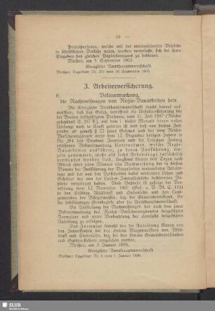 3. Arbeiterversicherung