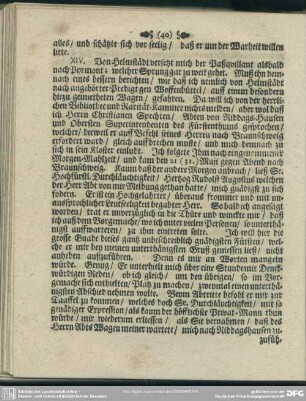 XIV. Reise nach Wolffenbüttel und Braunschweig ...