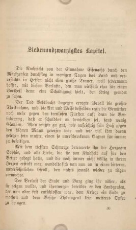 Siebenundzwanzigstes Kapitel.