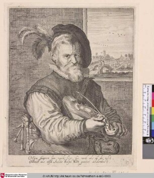 [Der Violinspieler; Violin player]