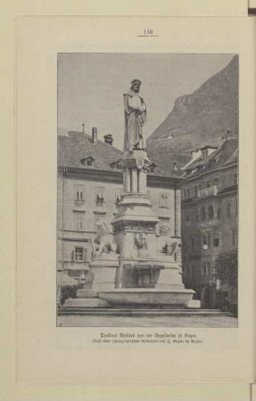 Denkmal Walters von der Vogelweide in Bozen