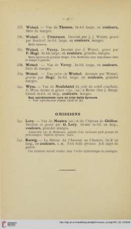 Omissions (Nr. 341-342)