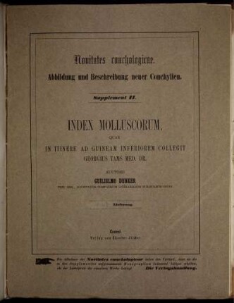 Suppl. 2: Novitates conchologicae. Suppl. 2