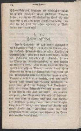 §. 11. Heilart derselben