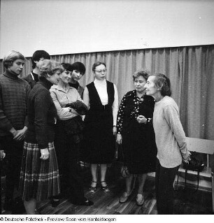 Palucca Schule, Palucca beim Unterrichten, Patricio Bunster beim Unterrichten, Tanzproben