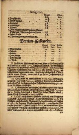 WinterVerpflegungsOrdonnanz Vor deß Fürstl. Hauses Würtemberg eigene Regimenter zu Roß und Fuß : [Signatum Stuttgart den 10. Decembr. 1692.]