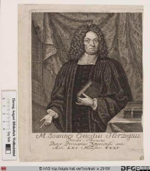 Bildnis Johann Ernst Herzog