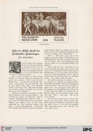Über die ethische Kraft des Konstruktiv-Notwendigen, [1]