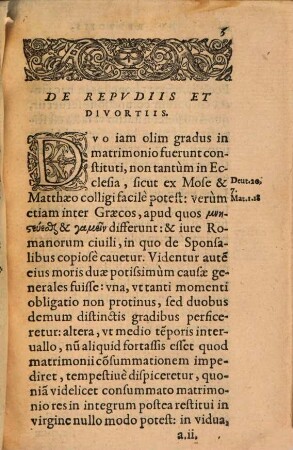 Tractatio de Repudiis et divortiis