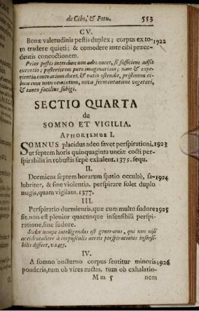 Sectio Quarta de Somno Et Vigilia.