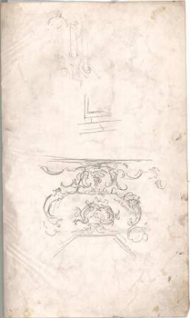 Seeberger, Gustav; Architekturdetails, Ornamentzeichnungen - Details