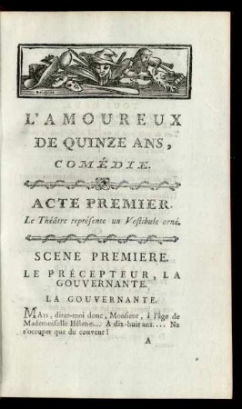 Acte Premier.