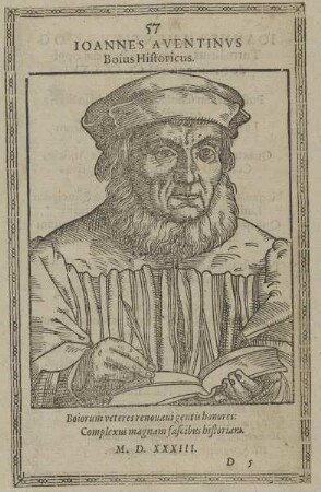 Bildnis des Ioannes Aventinvs
