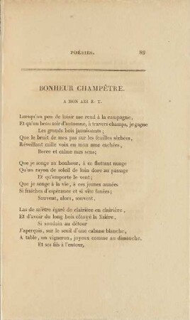 Bonheur Champêtre