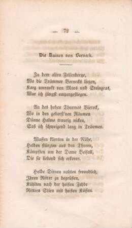 Die Ruinen von Berneck