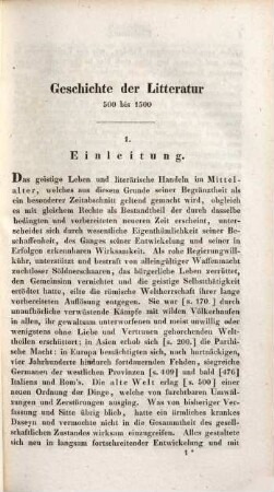 Handbuch der Geschichte der Litteratur, 2. Geschichte der Litteratur im Mittelalter