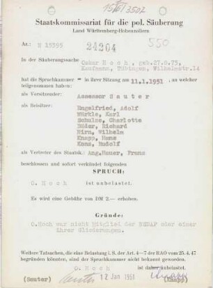 Hoch, Oskar