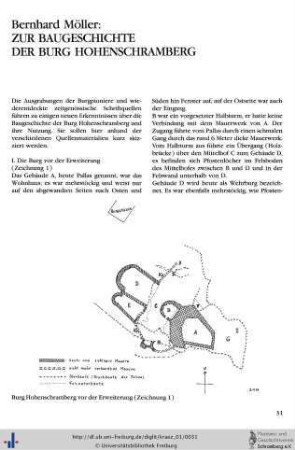 Zur Baugeschichte der Burg Hohenschramberg.