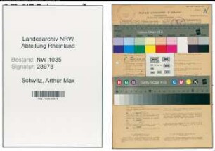 Entnazifizierung Arthur Max Schwitz , geb. 01.08.1899 (Steiger)