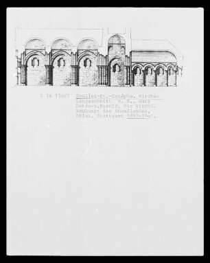 Saint-Estèphe in Roullet-Saint-Estèphe: Längsschnitt