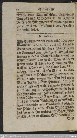 Num. XV.