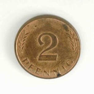 2 Pfennig Bundesrepublik Deutschland 1996