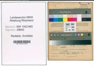 Entnazifizierung Annelies Redeker , geb. 21.10.1922 (Dolmetscher)