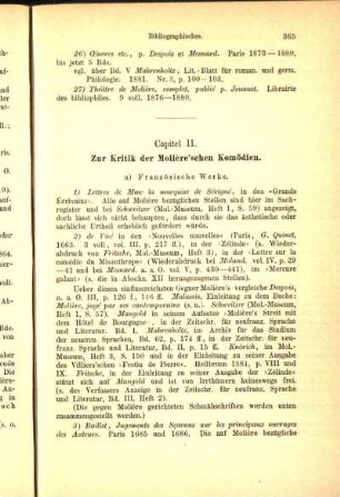 Capitel II. Zur Kritik der Molière'schen Komödien.