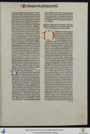 Prefatio sancti Hieronymi presbyteri in pentateuchum
