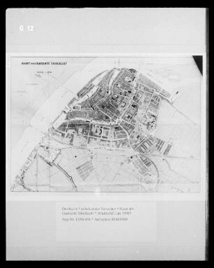 Kaart der Gemeente Dordrecht