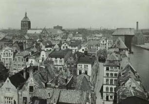 Danzig. Blick vom Turm der Sternwarte nach Norden