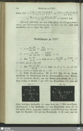 Auflösungen zu XXIV.