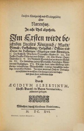 Lucifers Königreich und Seelengejaidt
