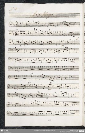 No. 3 Johann Adolf Hasse - L’Olimpiade < Tu di saper procura>