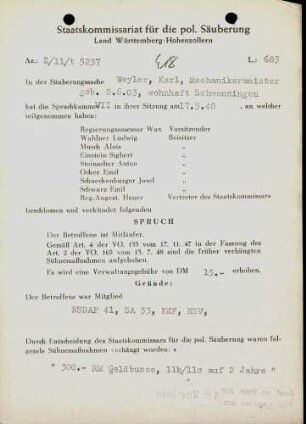 Weyler, Karl