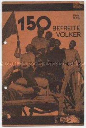 Kommunistische Propagandaschrift über die Nationalitätenpolitik in der UdSSR