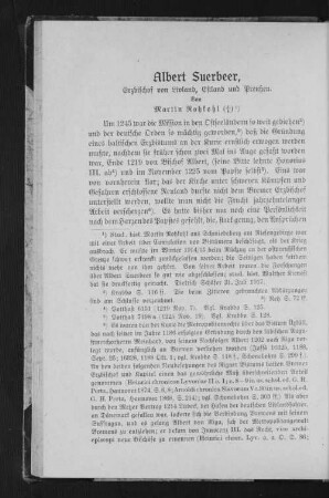 Albert Suerbeer : Erzbischof von Livland, Estland und Preußen.