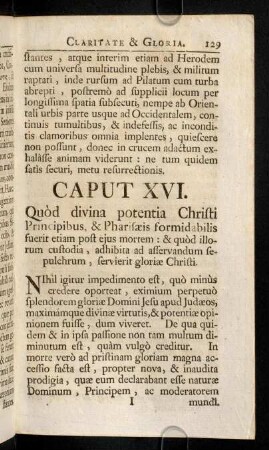 129-139, Caput XVI