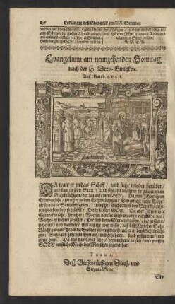 Evangelium am neunzehenden Sonntag nach der H. Drey-Einigkeit. ...