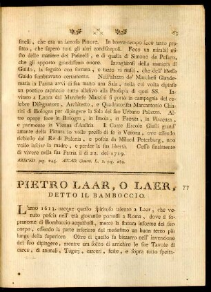 Pietro Laar, O Laer, Detto Il Bamboccio