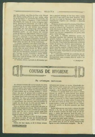 Cousas de hygiene : As crianças nervosas